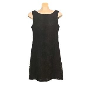 💚 Signature by Robbie Bee Black Sleeveless Dress, Size 10